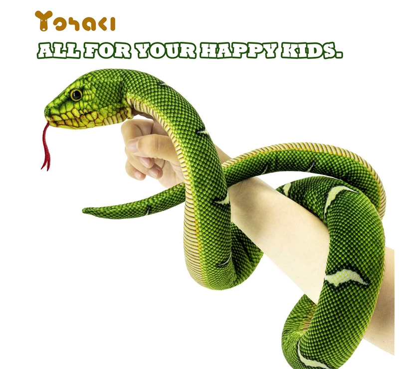 green-python-finger-puppet